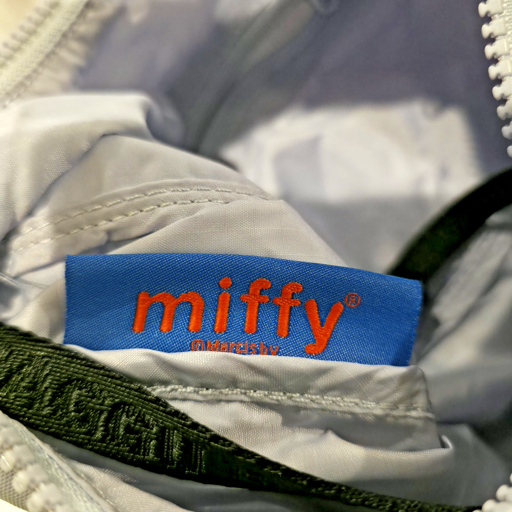 Baggu x Miffy SM Crescent Bag Purple Nylon Crossbody Bunny Print Limited Edition - Picture 11 of 12